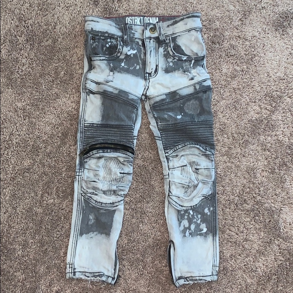 DSTRKT denim boys biker jeans
